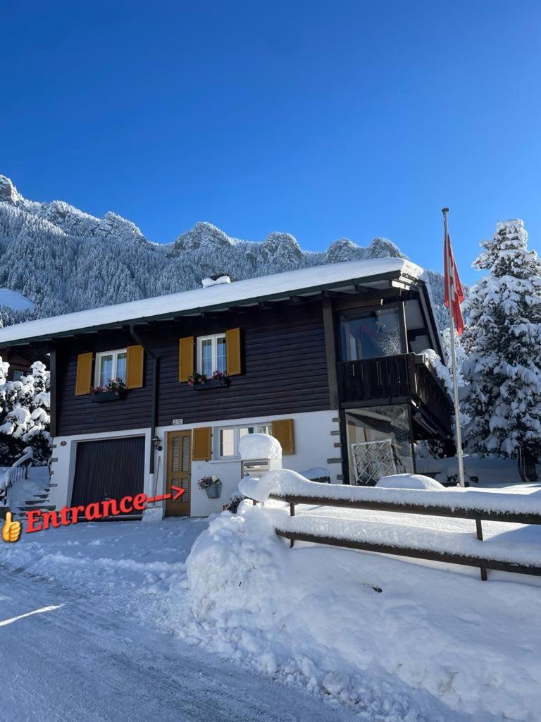 Free Spirit Chalet Fluehli ภายนอก รูปภาพ